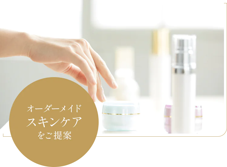 オーダーメイドスキンケアをご提案